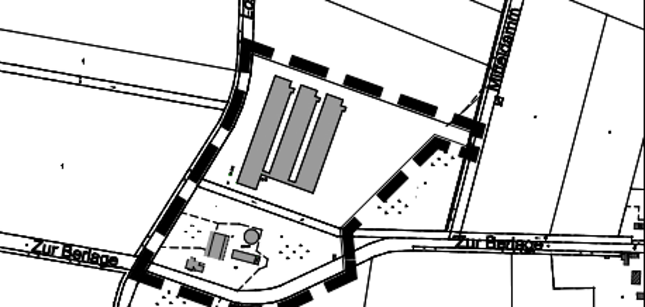 Planunterlage zum Bebauungsplan Nr. 35 „Sondergebiet Tierhaltung Brügging/Spieker“, Gemeinde Lengerich Ansicht auf die Planunterlage zum Bebauungsplan Nr. 35 „Sondergebiet Tierhaltung Brügging/Spieker“, Gemeinde Lengerich