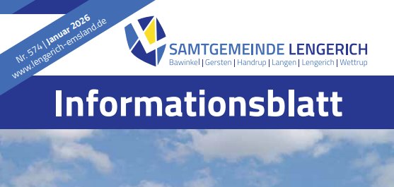 Titelseite des Infoheftes Januar 2026