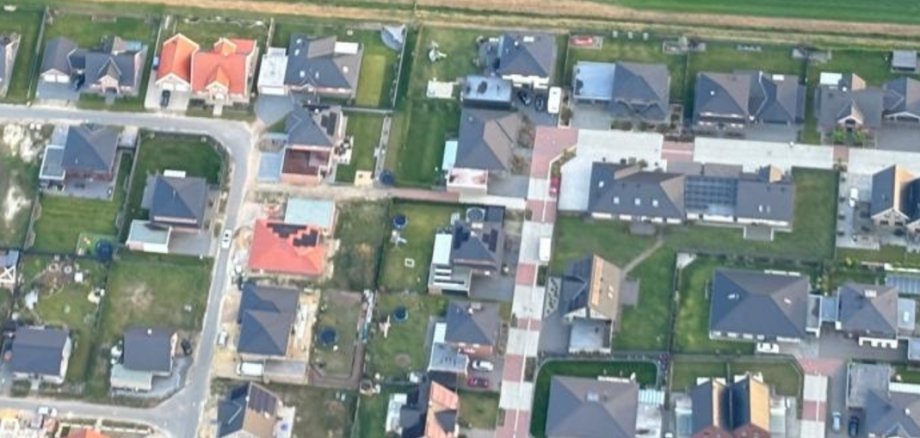 Baugebiet An der Reithalle in Lengerich - 1 Luftansicht vom Baugebiet An der Reithalle in Lengerich