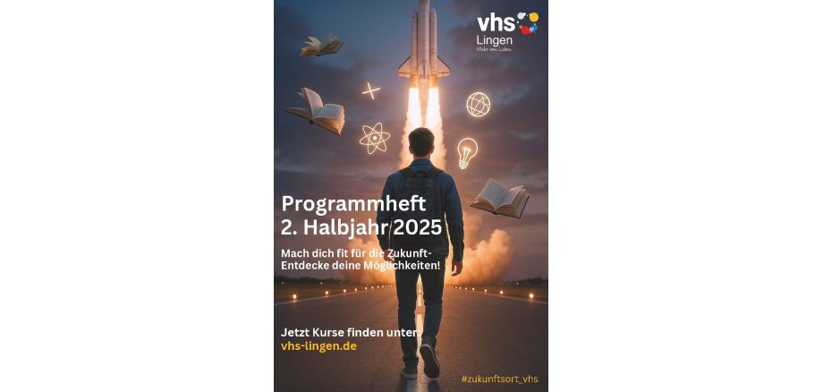 Cover vom neuen Programmheft der VHS Lingen