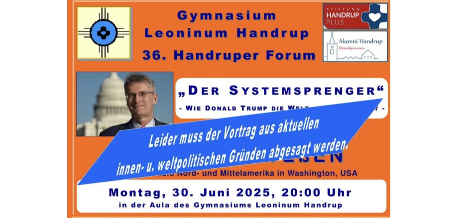 Absage eines Votrages