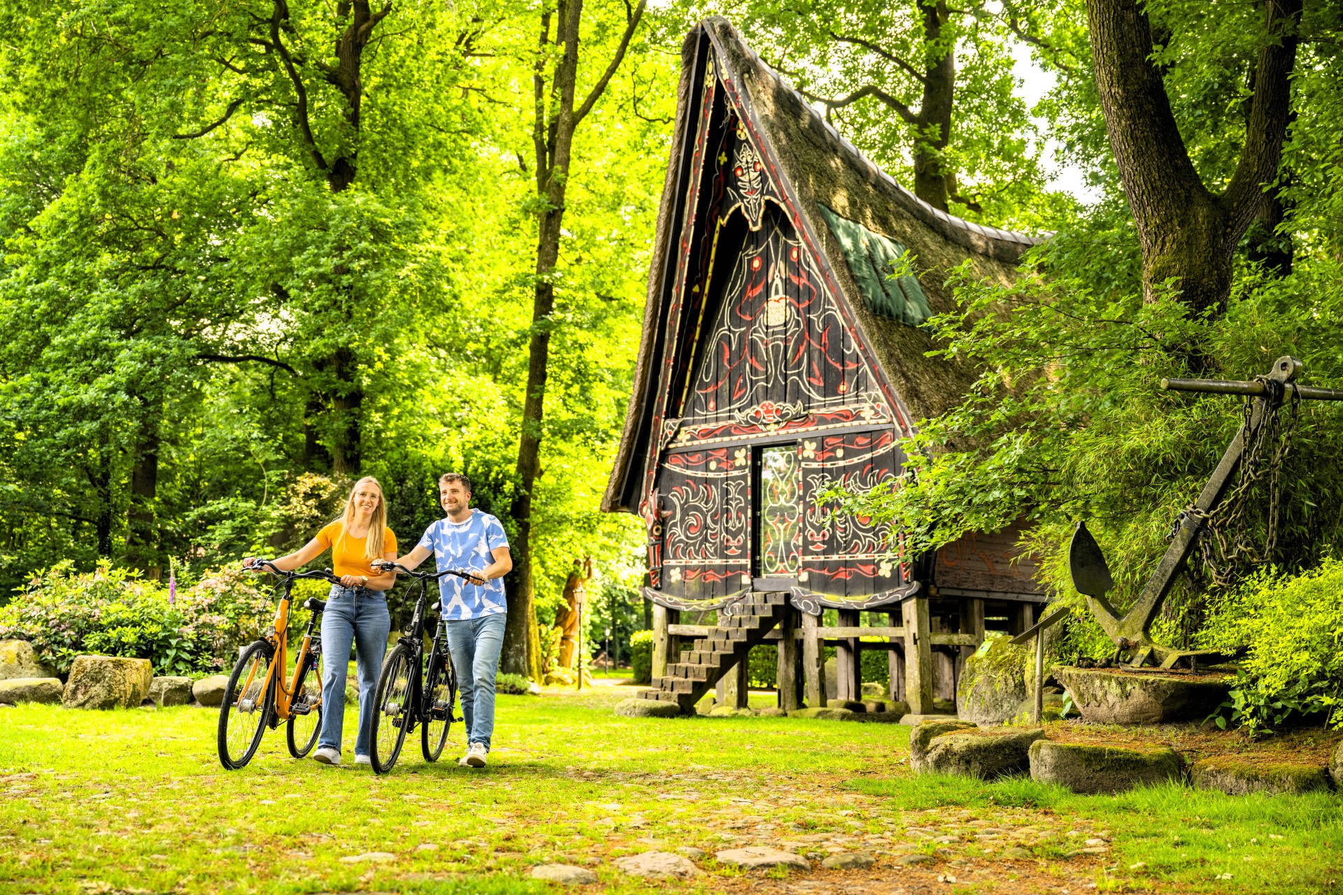 Radfahrer vom Batakhaus in Werpeloh