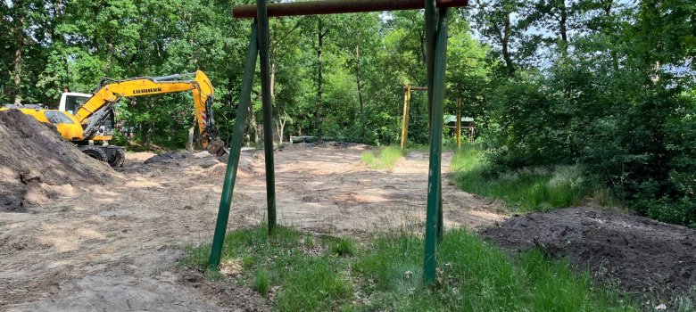 Spielplatz Lindenstraße in Handrup Blick auf den Spielplatz Lindenstraße in Handrup, der sich im Umbau befindet.