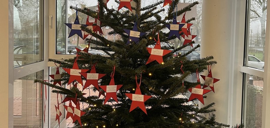 Bild vom diesjährigen Weihnachtswunschbaum