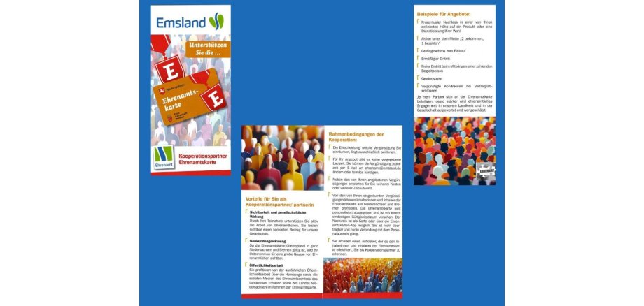 Flyer Kooperationspartner Ehrenamtskarte