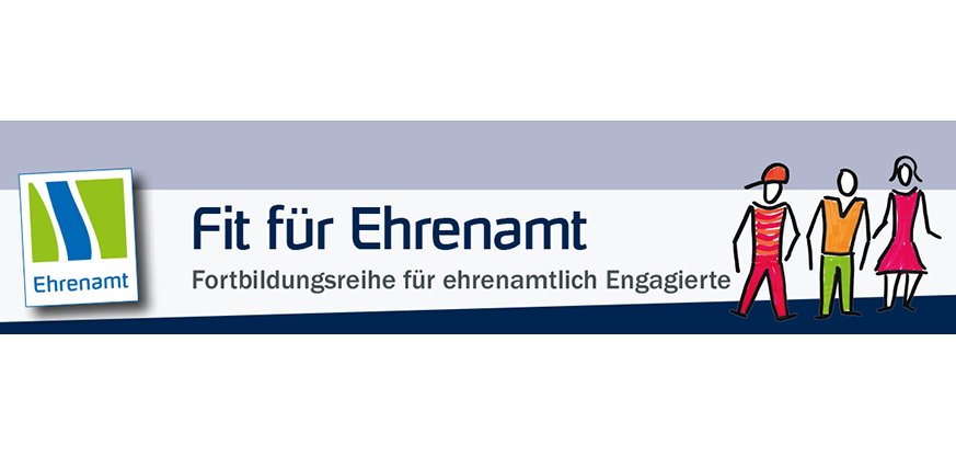 Schriftzug: Fit für Ehrenamt