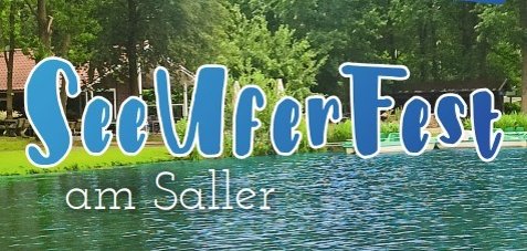 SeeUferFest am Saller Plakat zum SeeUferFest am Saller