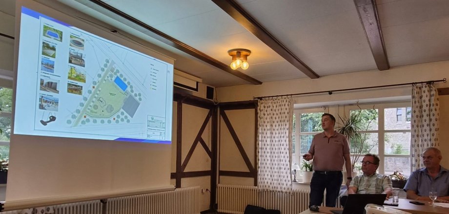 Bürgerversammlung in Gersten Vorstellung der Projekte