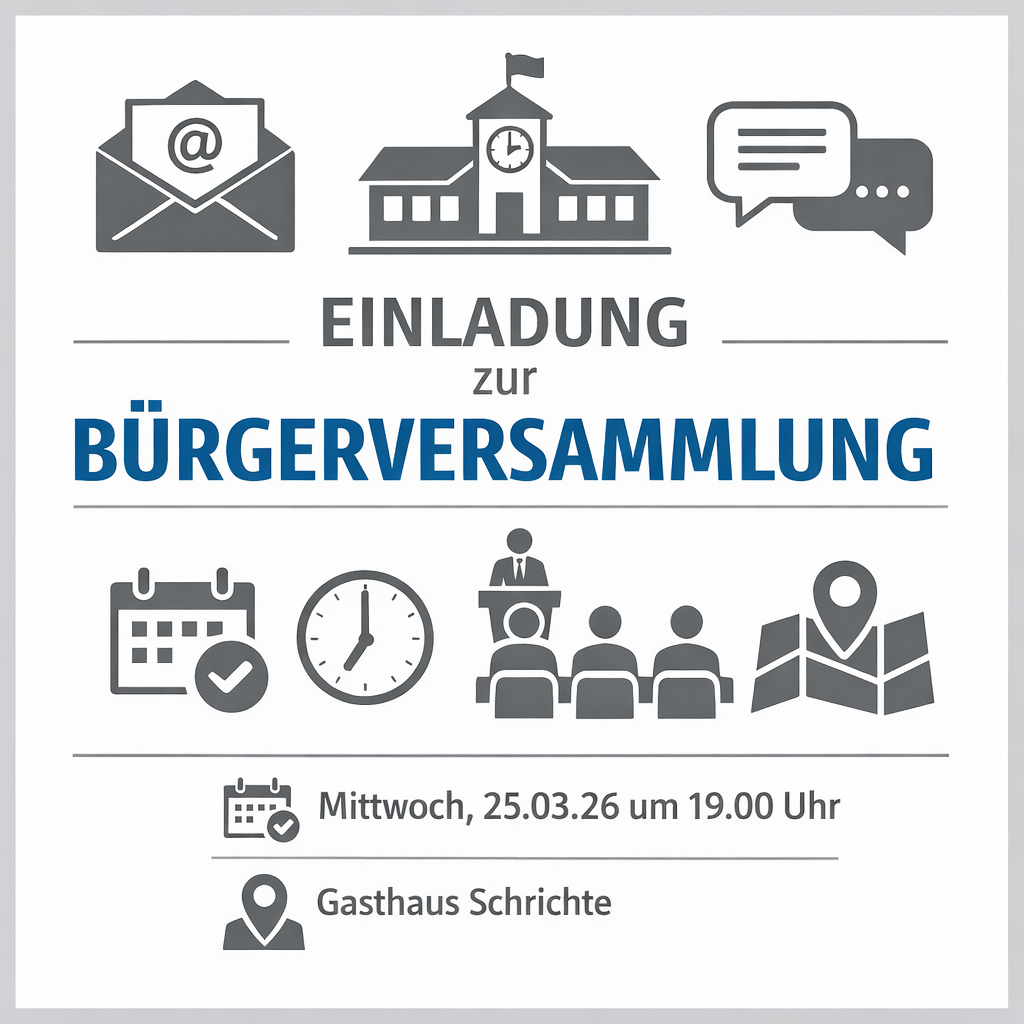 KI-generiertes Bild mit den Daten der Bürgerversammlung