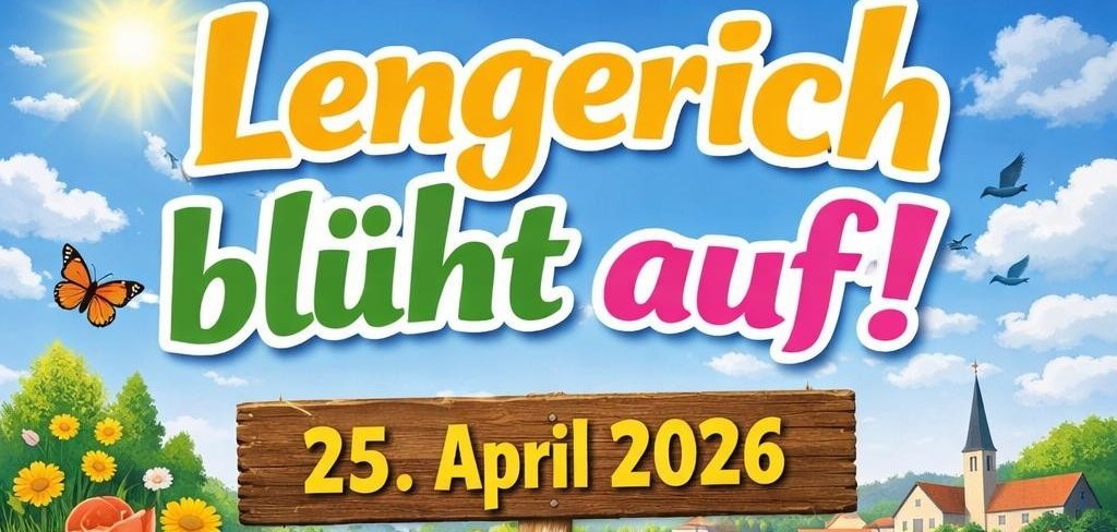 Lengerich blüht auf! Einladung zur Landschaftssäuberungsaktion und Grünanlagenpflege