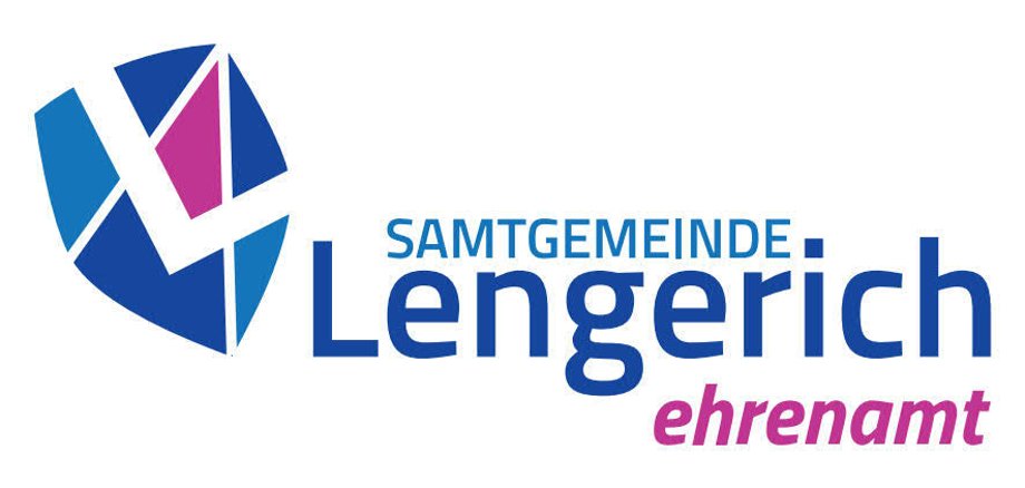 Logo der Samtgemeinde Lengerich mit dem Zusatz "Ehrenamt"