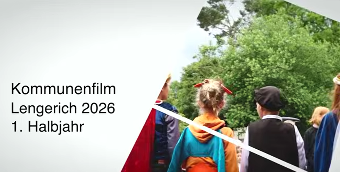 Screenshot der ersten Videosequenz "Kommunenfilm Lengerich 2026 1. Halbjahr"