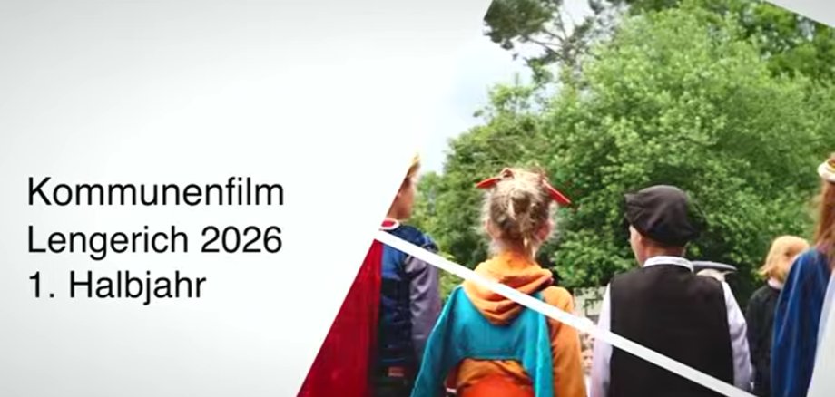 Screenshot der ersten Videosequenz "Kommunenfilm Lengerich 2026 1. Halbjahr"
