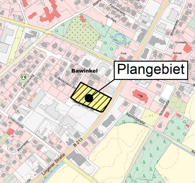 Ausschnitt vom Plangebiet