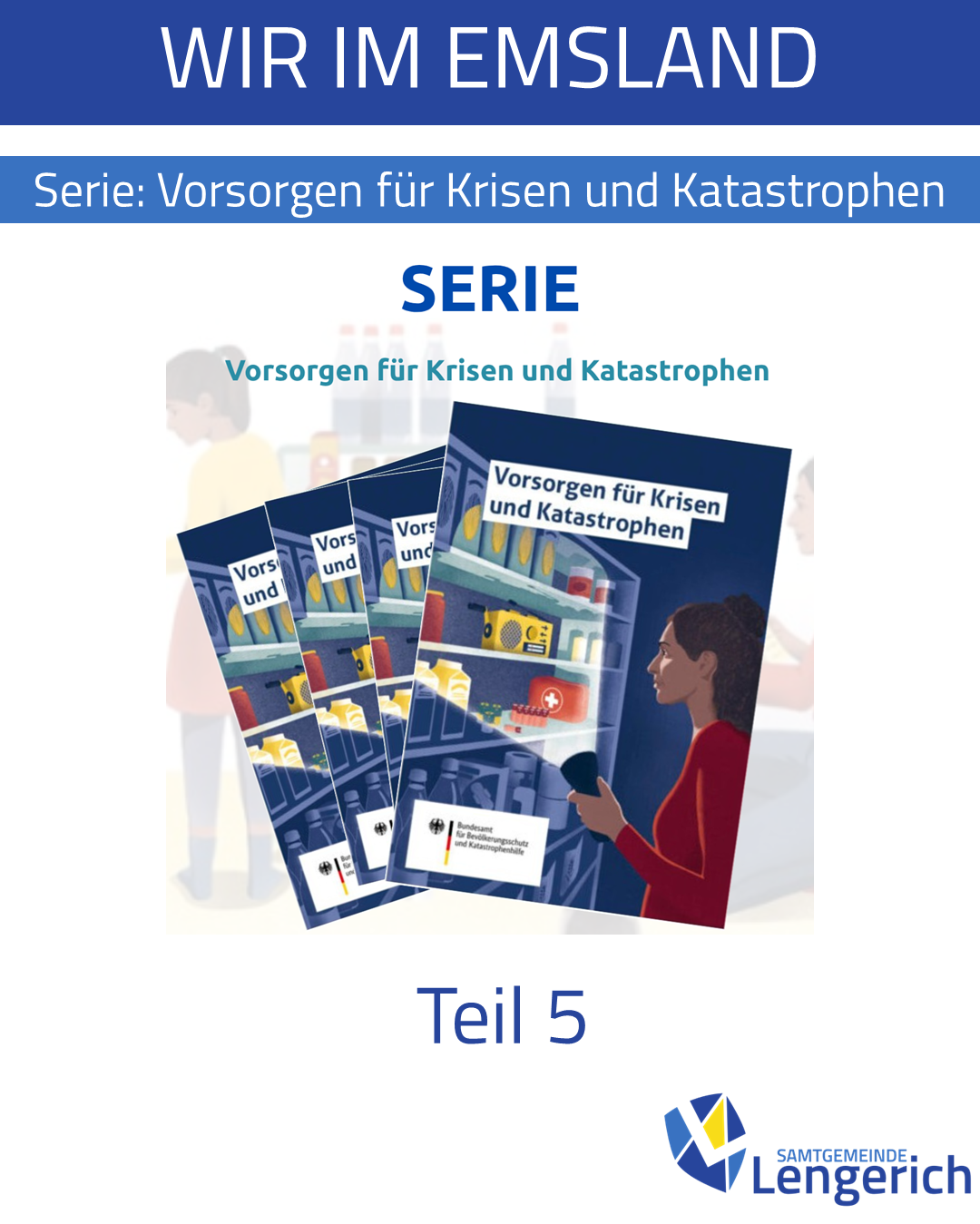 Deckblatt Vorsorgen für Krisen und Katastrophen