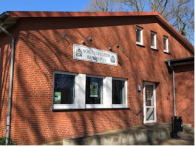 Schießstand Handrup Blick auf das Gebäude vom Schießstand Handrup
