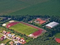 Sportanlage Handrup Blick auf die gesamte Sportanlage in Handrup