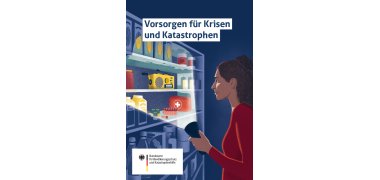 Deckblatt vom Ratgeber "Vorsorgen für Krisen und Katastrophen"