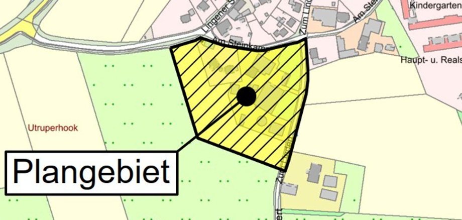 Übersichtsplan vom Geltungsbereich Übersichtsplan vom Geltungsbereich der 57. Änderung des Flächennutzungsplanes der Samtgemeinde Lengerich und des Bebauungsplan Nr. 33 „Hofstelle Albers“ Gemeinde Lengerich