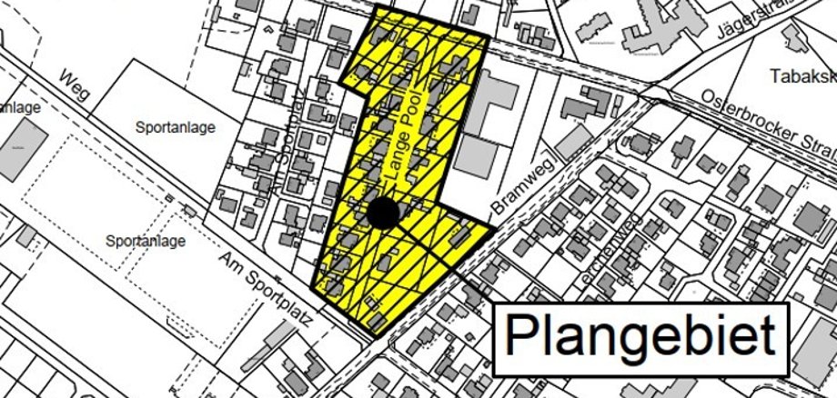 Übersichtsplan vom Geltungsbereich Übersichtsplan vom Geltungsbereich B-Plan Nr. 1 „Am Sportplatz“ 2. Änderung