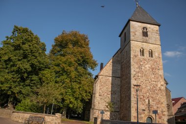 Blick auf die evangelisch reformierte Kirche Lengerich