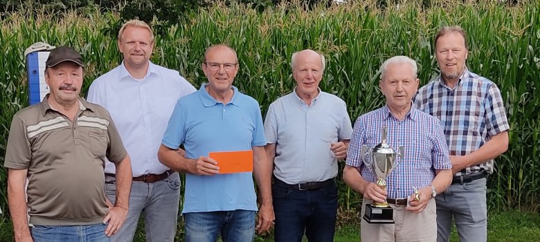 Gewinnermannschaft vom Boule-Turnier 2023
