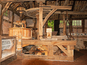 Innenansicht der Raming's Mühle in Lengerich