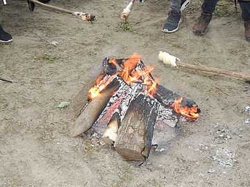 Foto Stockbrotbacken