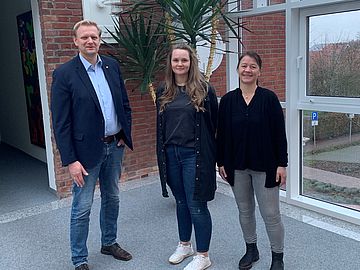 v. l. n. r.: SGB Matthias Lühn, Judith Hattenkofer und Birgit Öing