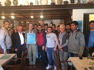 Café International in der ehemaligen Gaststääte Erdmann
