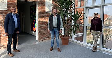 v.l. SGB Lühn, C. Moß und A. Lügering