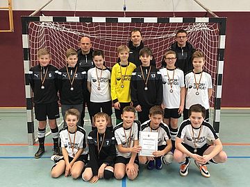 Gruppenbild der D1-Jungend JSG Bawinkel/Clusorth-Bramhar