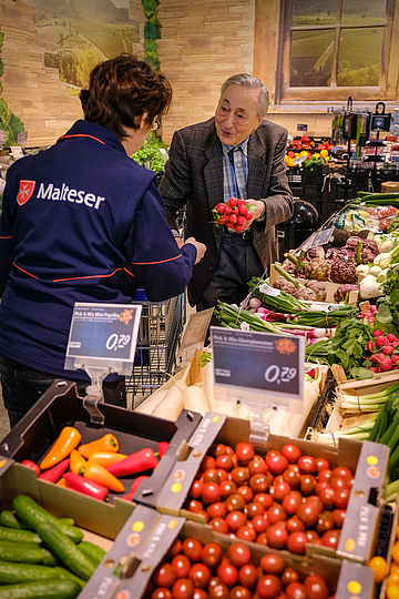 Begleitung beim Einkauf