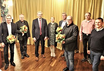 Neues Führungsteam der Samtgemeinde Lengerich, Foto C. v. Bevern NOZ