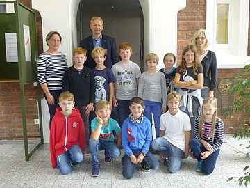 Gruppenfoto der 3. Klasse der Grundschule Langen